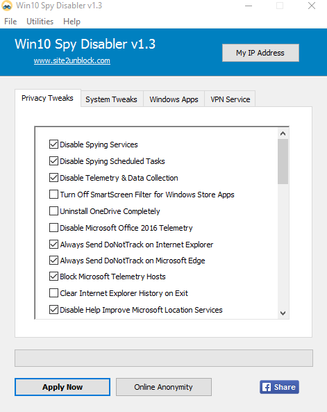 11 безкоштовних утиліт, які відключають стеження в Windows 10