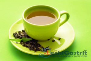 Зелений чай при гастриті і травяний чай