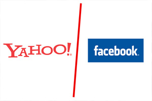 Пошукова система Yahoo, позов проти Facebook