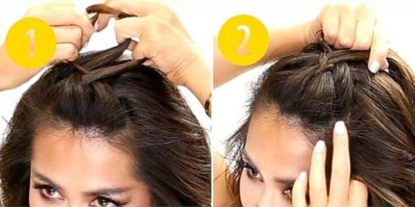 Як зробити зачіску на середні волосся швидко і красиво: покрокові фото