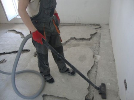 Ремонт бетонної стяжки своїми руками: прибираємо вибоїни, тріщини і відшарування