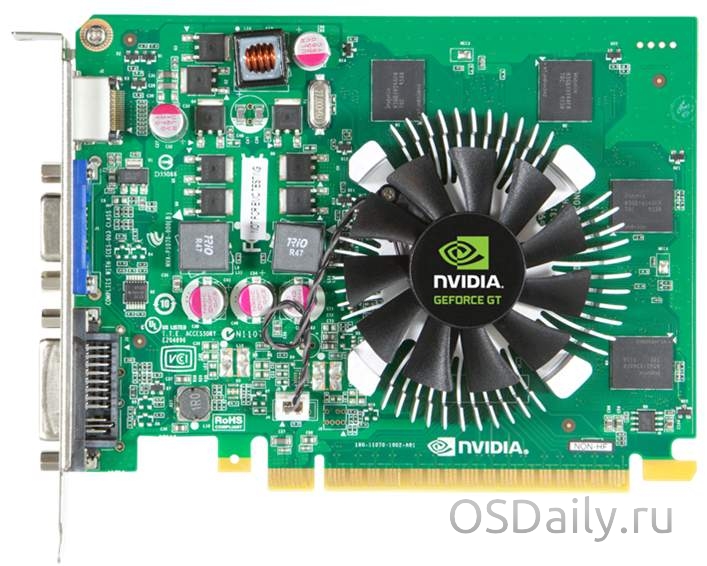 Характеристики відеокарти NVIDIA GeForce GT 630