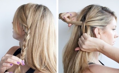 Як зробити зачіску на середні волосся швидко і красиво: покрокові фото