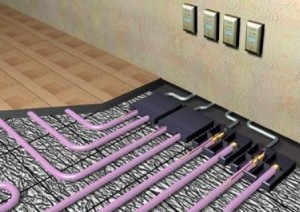 Пристрій системи теплої підлоги в кухні