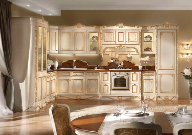 Дизайн кухні в стилі бароко: все можуть королі