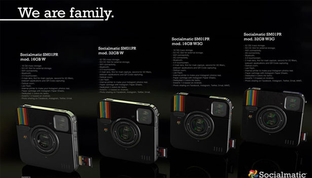 Instagram Socialmatic Polaroid Camera