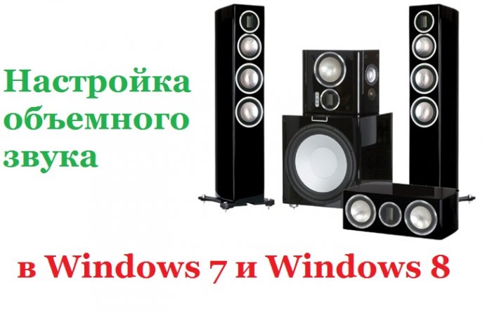 Налаштування обємного звуку в Windows 7 і Windows 8