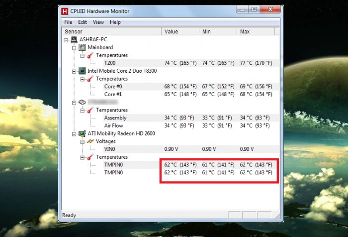 Температура відеокарти, програми для перевірки на Windows 7, 8, 10, XP