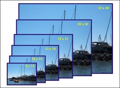 Размер фотографии 9 на 9