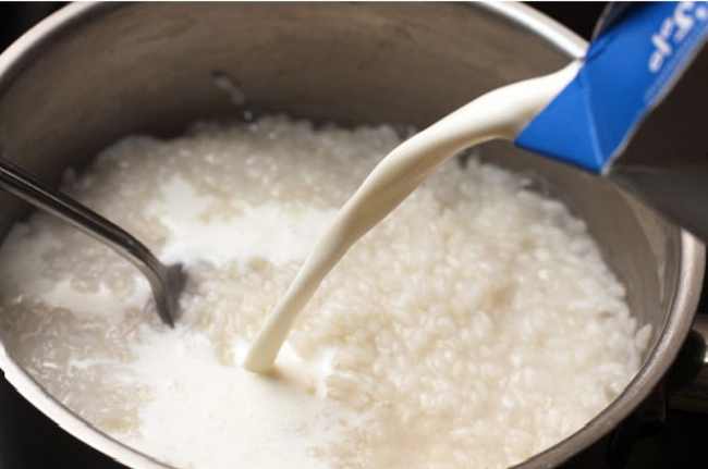 Рецепт приготування молочних рисової каші