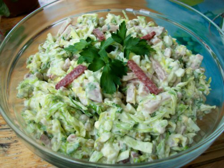 Салат з пекінської капусти рецепти з огірком – аромат і свіжість