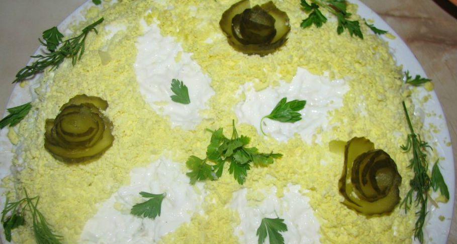 Салат з квасолі з печерицями – незвичайне поєднання