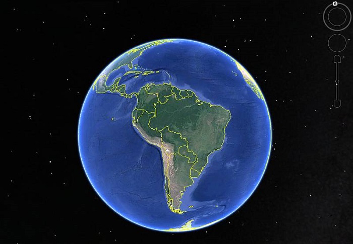 Карта глобус Землі 3D онлайн